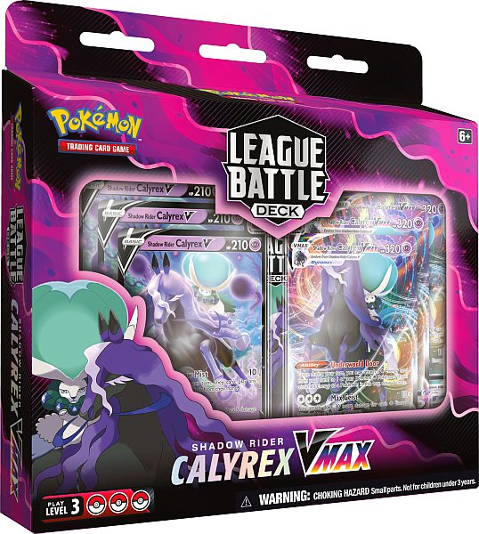 Pokemon League Battle Deck: Shadow Rider Calyrex Vmax 2022