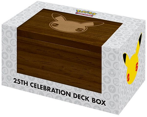 Pokemon Premium Wood Deck Box: 25th Anniversary Celebrations Ultra Pro 15775