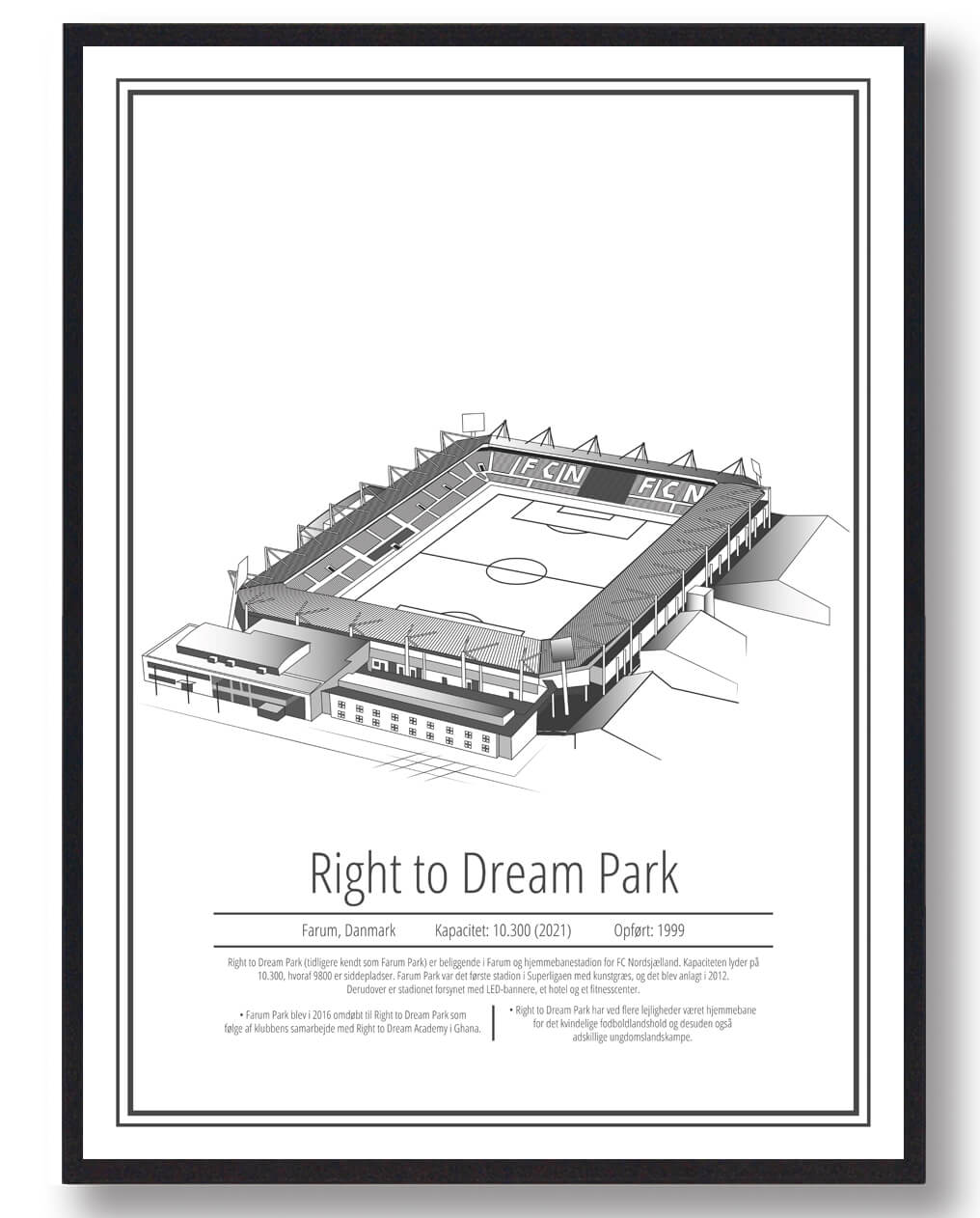 FC Nordsjælland Plakat - Fejr din klub med stil!
