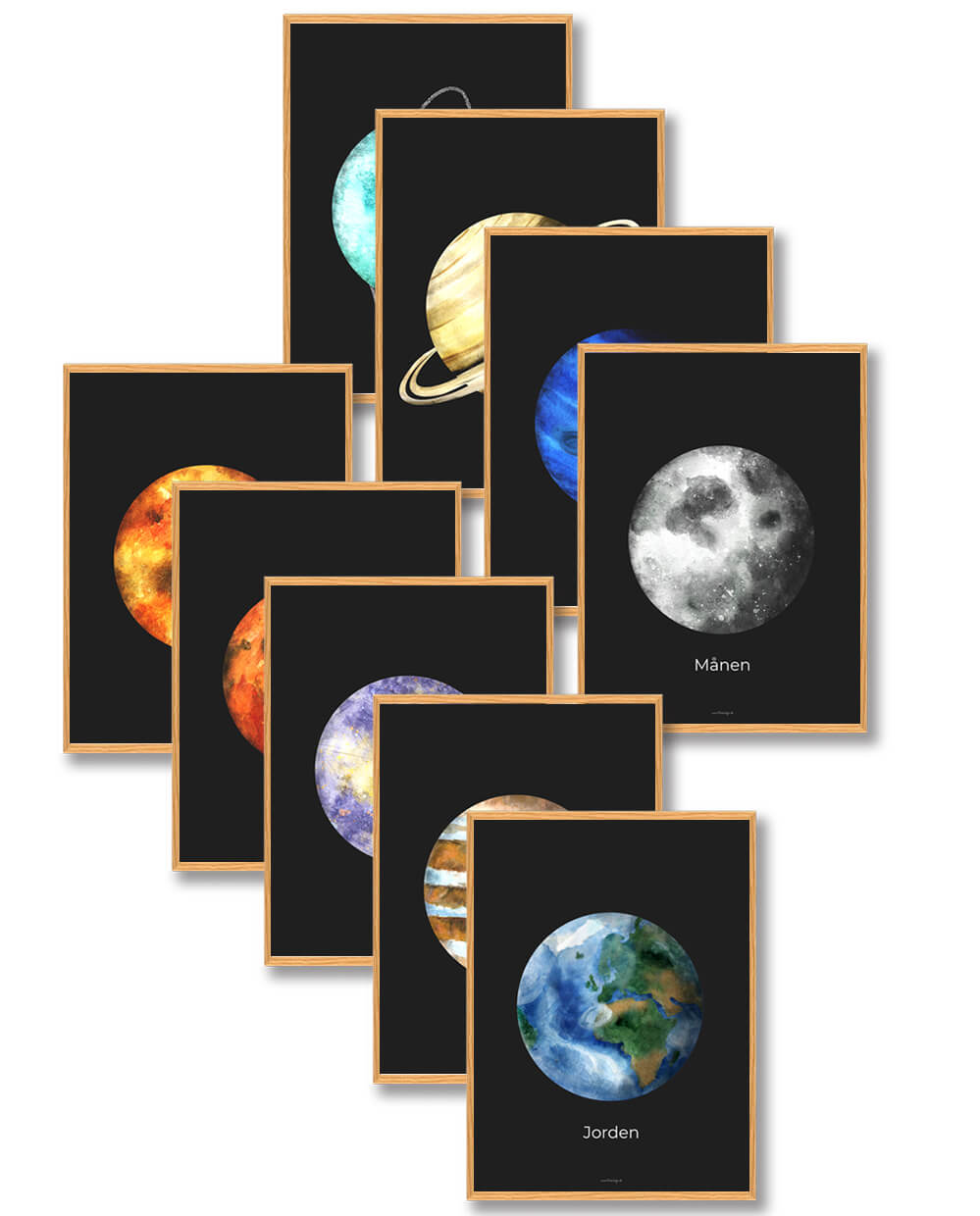Samlet Pakket: Planet Plakater Tilbud!