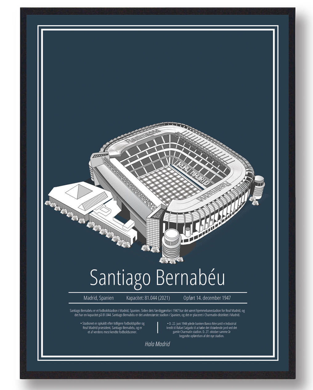 Santiago Bernabeu Plakat - Real Madrid Fanartikel