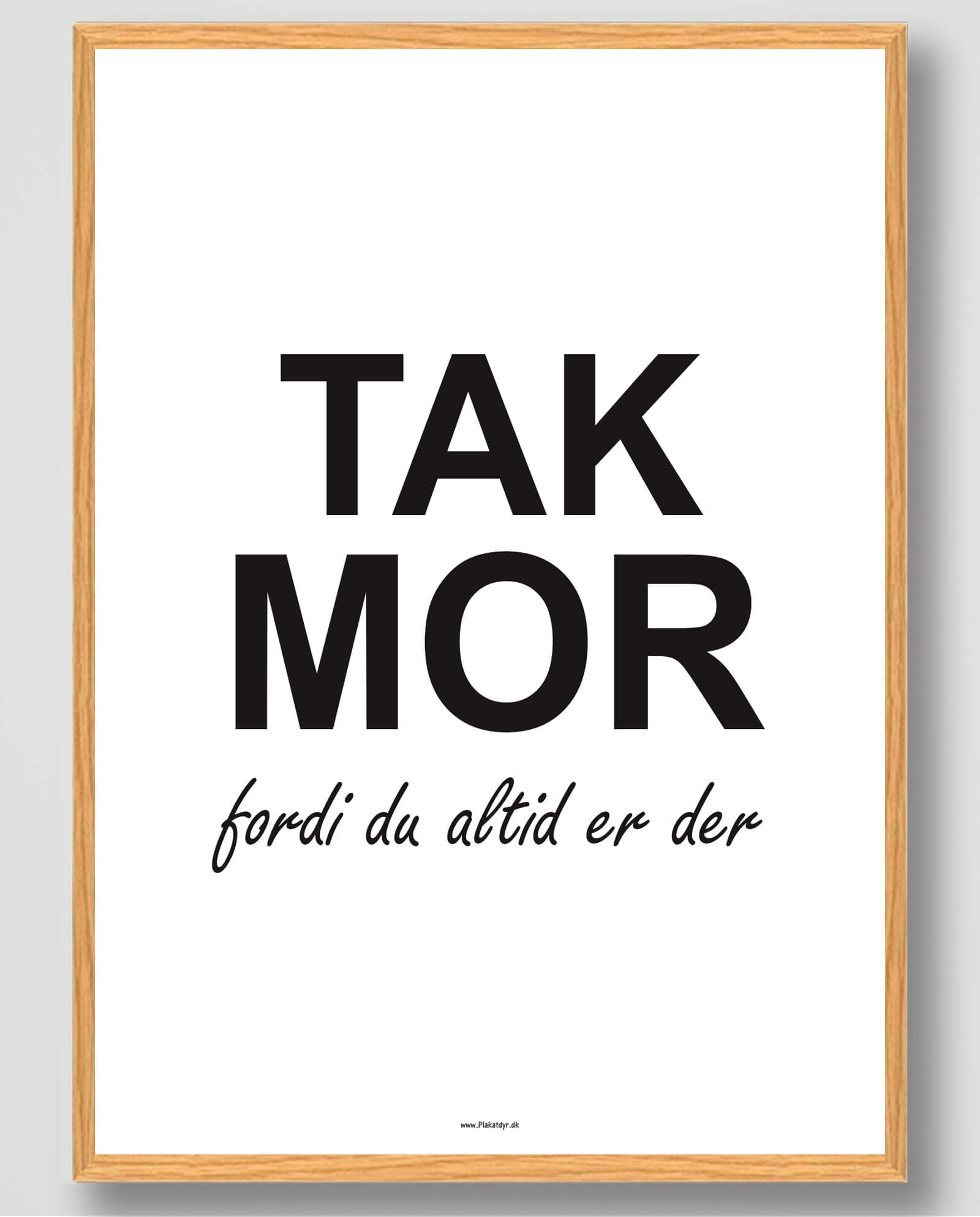 Tak Mor Plakat - Den perfekte gave til Mors Dag!