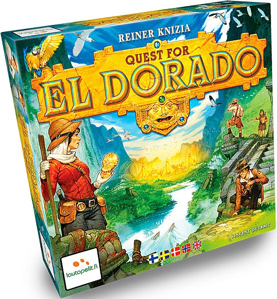 The Quest For El Dorado Lautapelit Board Game