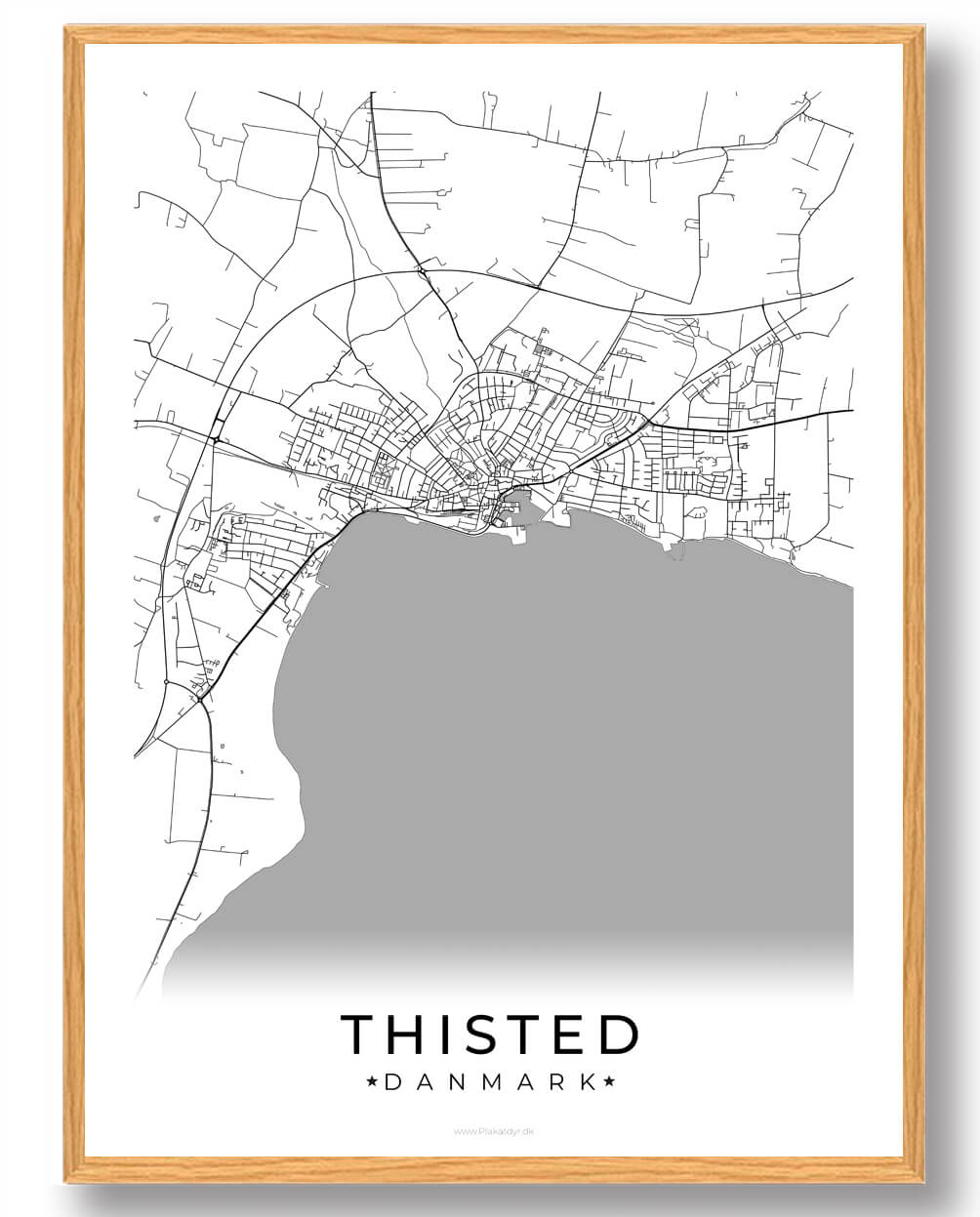 Thisted By Plakat - Stolthed fra Limfjorden til dit hjem