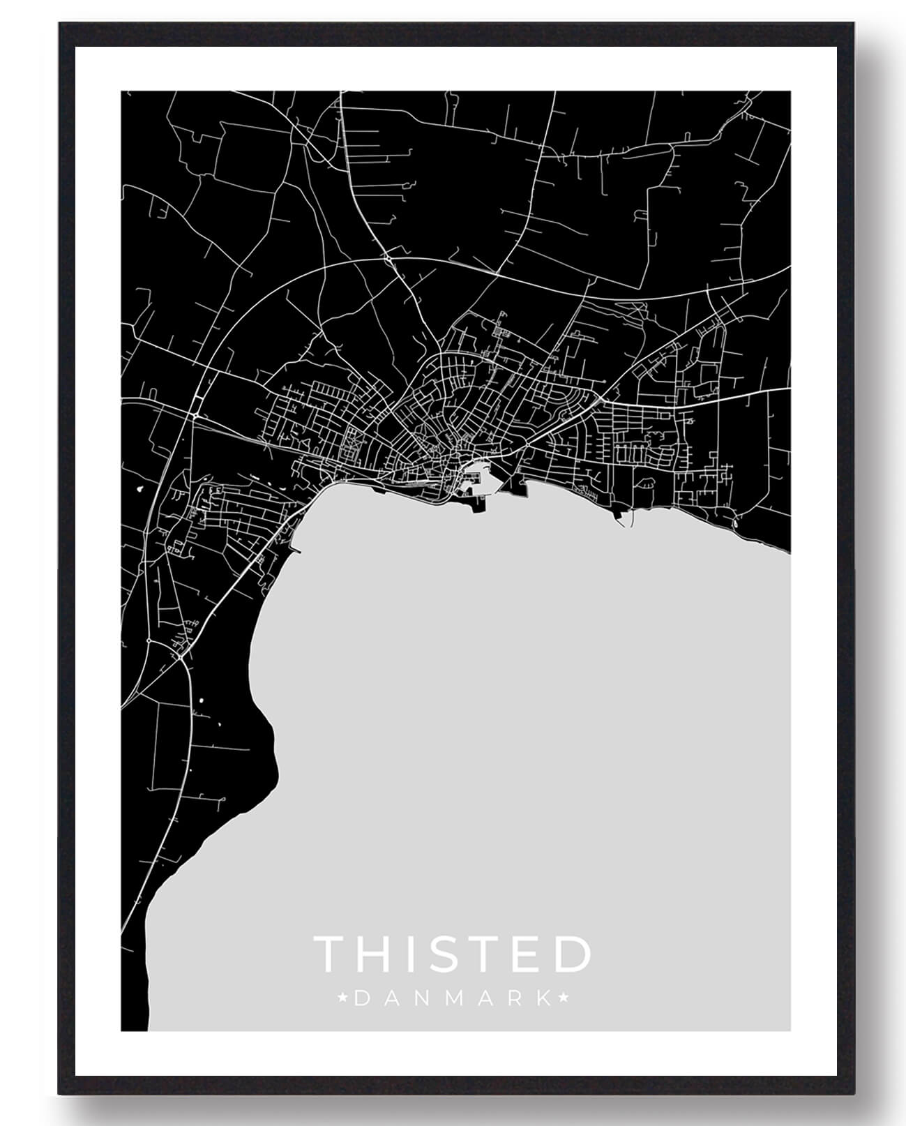 Thisted By Plakat – Sort Design til Stolthed og Minder