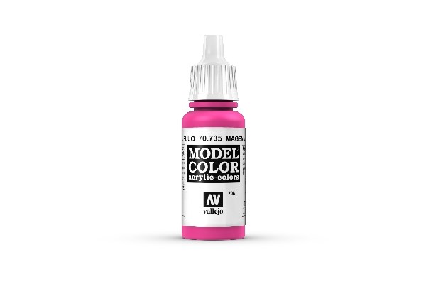 Vallejo Model Color Maling: Magenta Fluo 17ml - Udsalg!