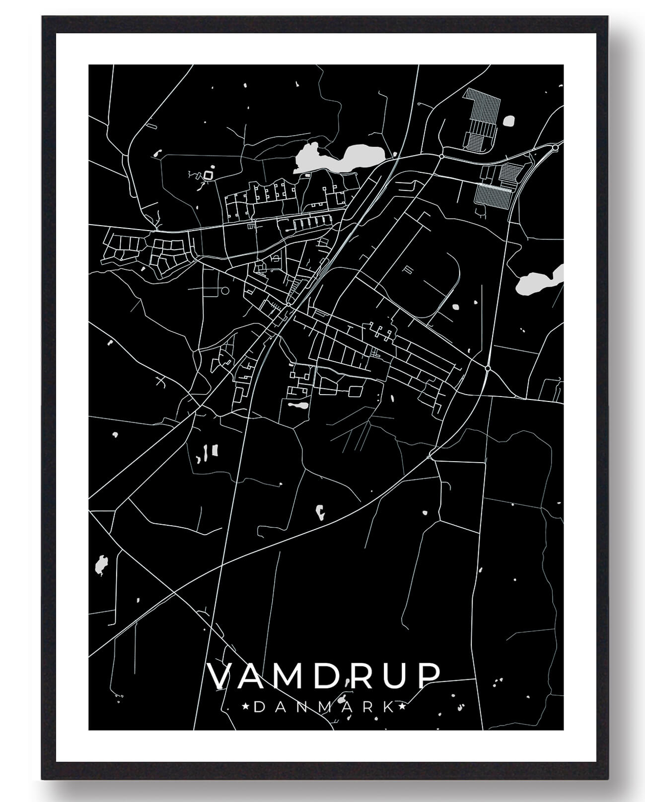 Vamdrup By Plakat Sort