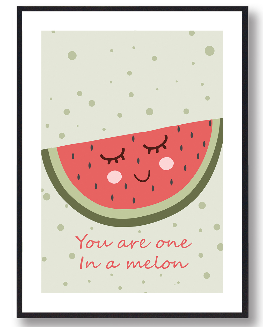 Vandmelon Plakat – Frugtplakat til dit hjem og indretning