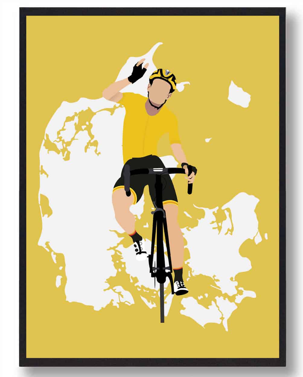 Vinderen Cykelplakat - Hyldest til Dansk Sejr