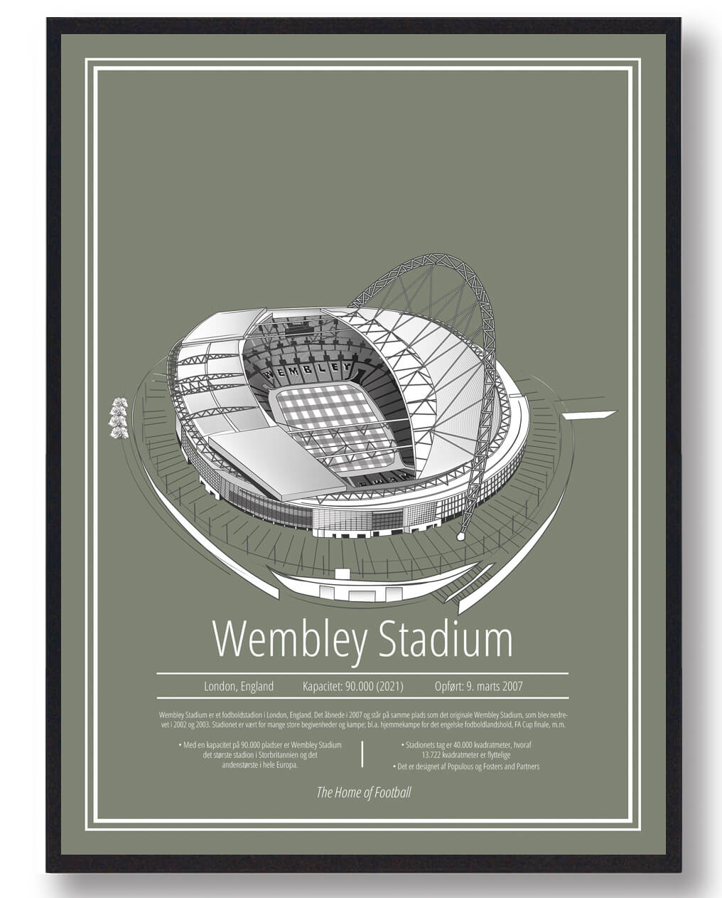 Wembley Stadion Plakat til Fodboldfans - Køb nu!