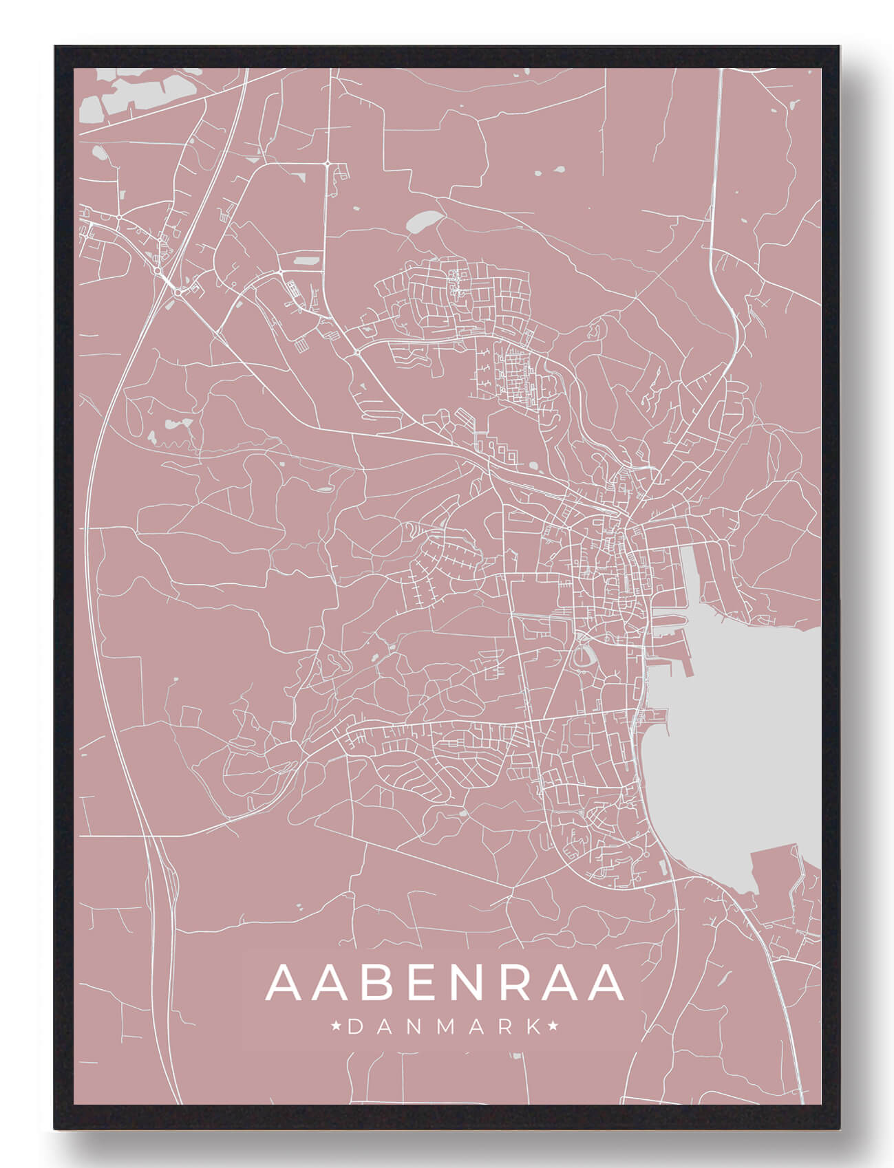 Aabenraa Plakat i Rosa – En hyldest til byens skønhed!