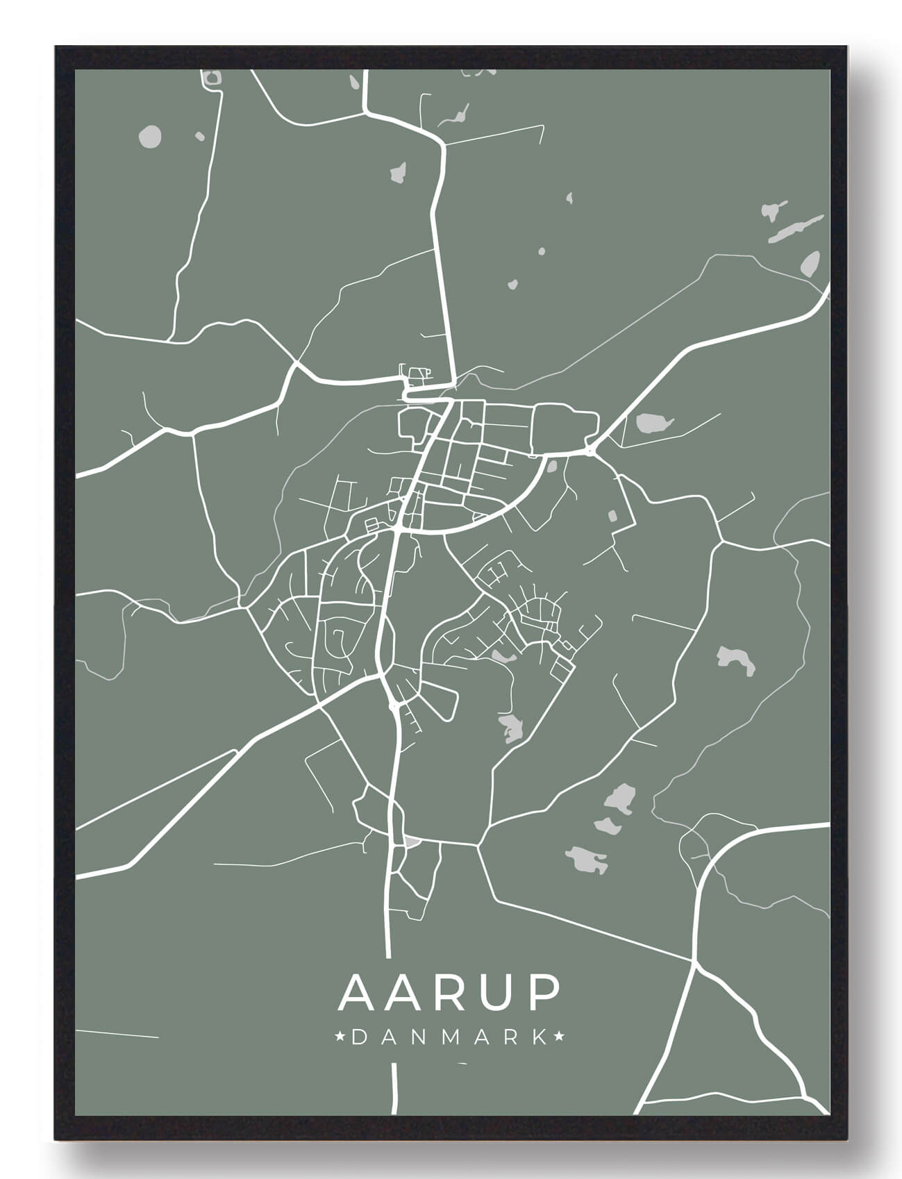 Aarup Plakat i Grøn – Den Perfekte Gaveidé!