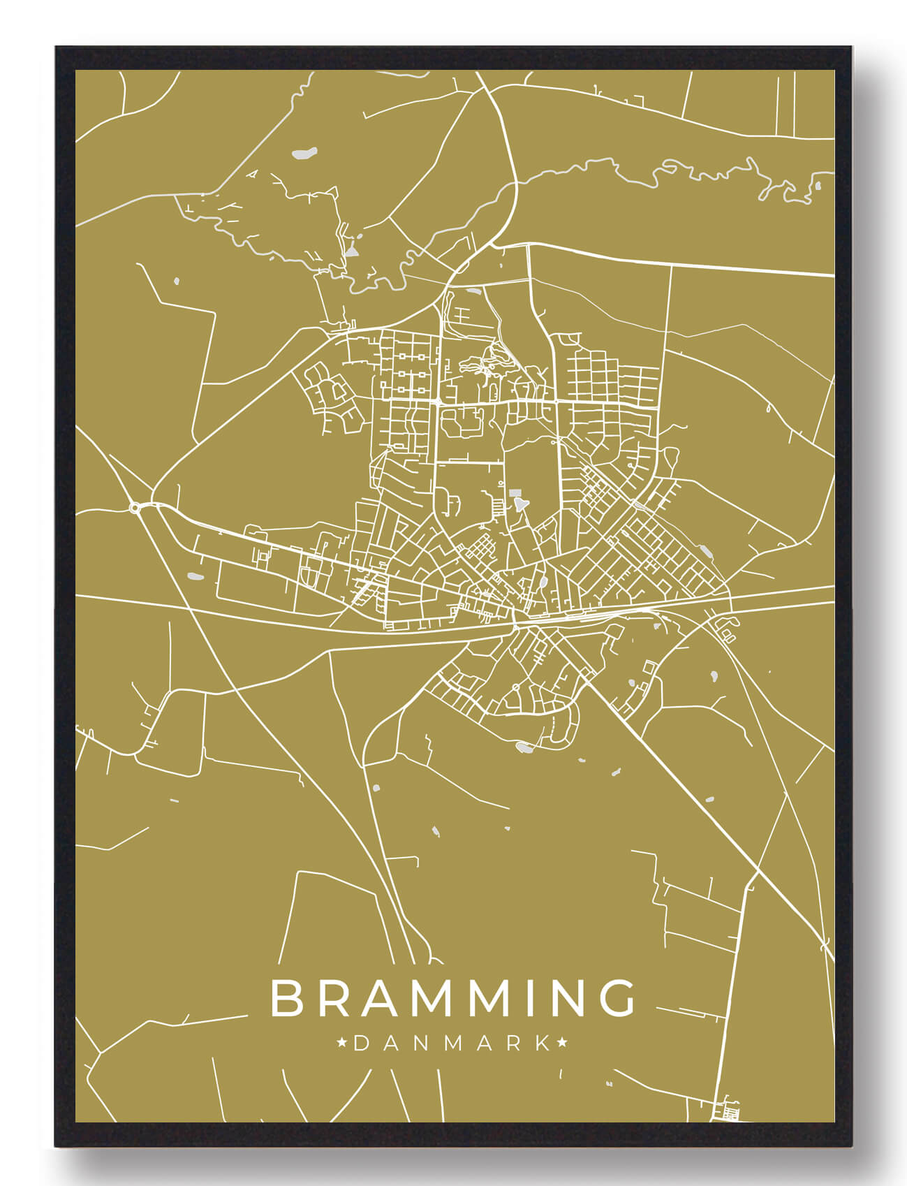 Bramming Plakat - Giv Væggene Liv med Sydvestjysk Stil
