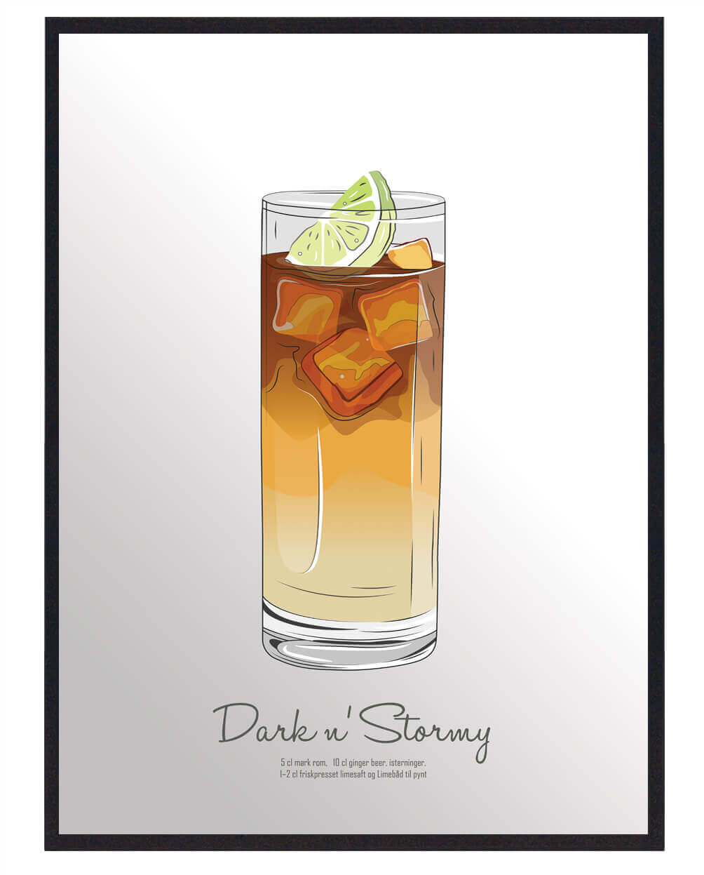 Dark Apos Stormy Drink Plakat
