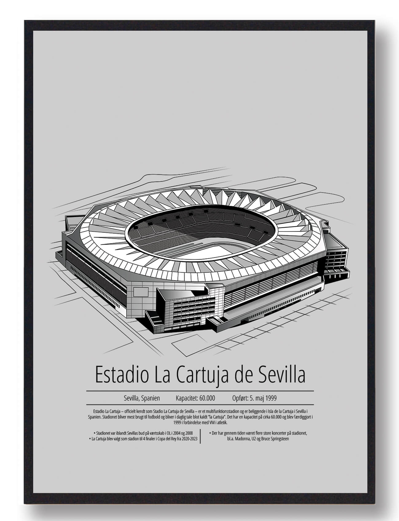 Sevilla Stadion Plakat - Estadio Ramón Sánchez Pizjuán