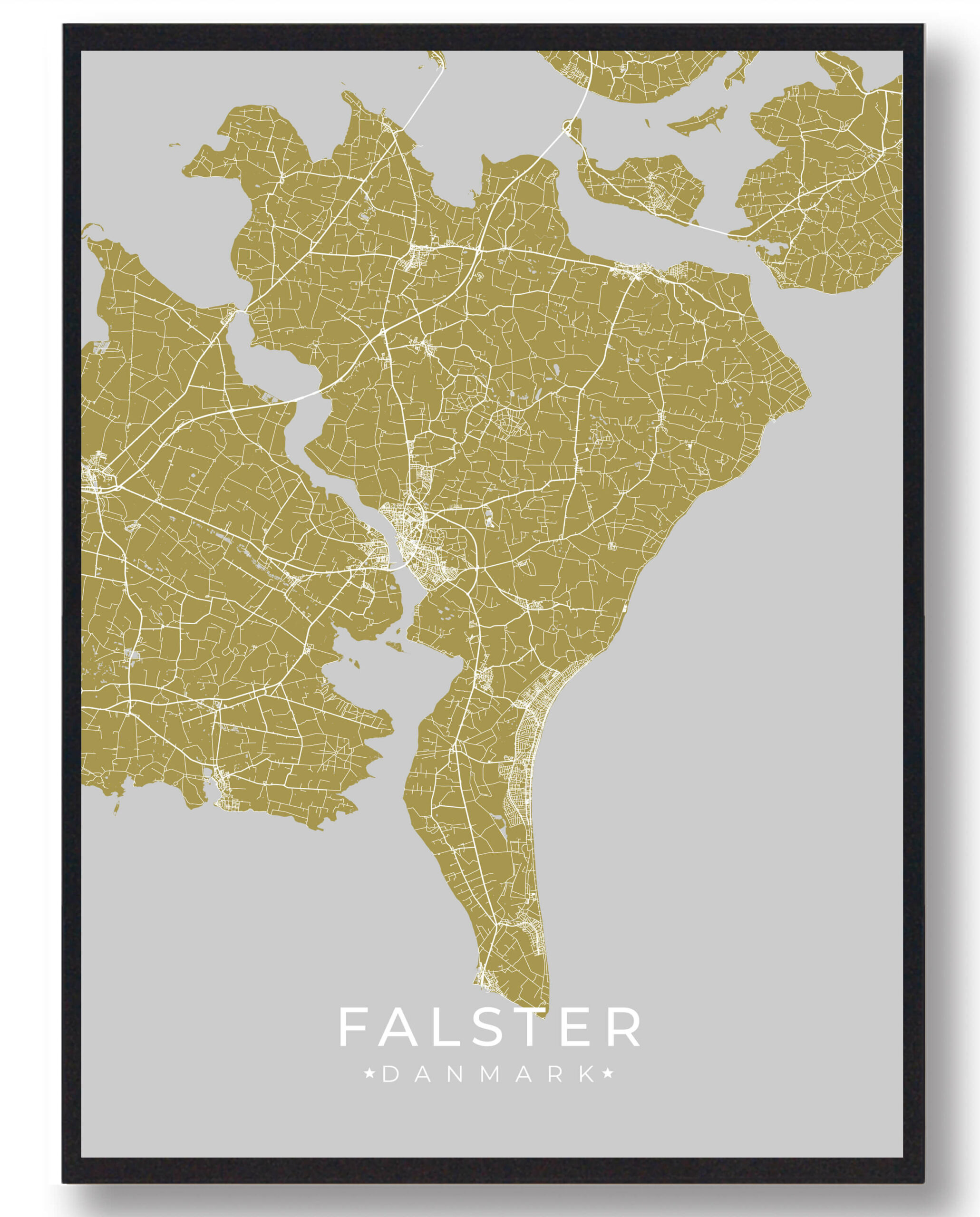 Falster Plakat - Kunstnerisk Oversigt over Øen Falster