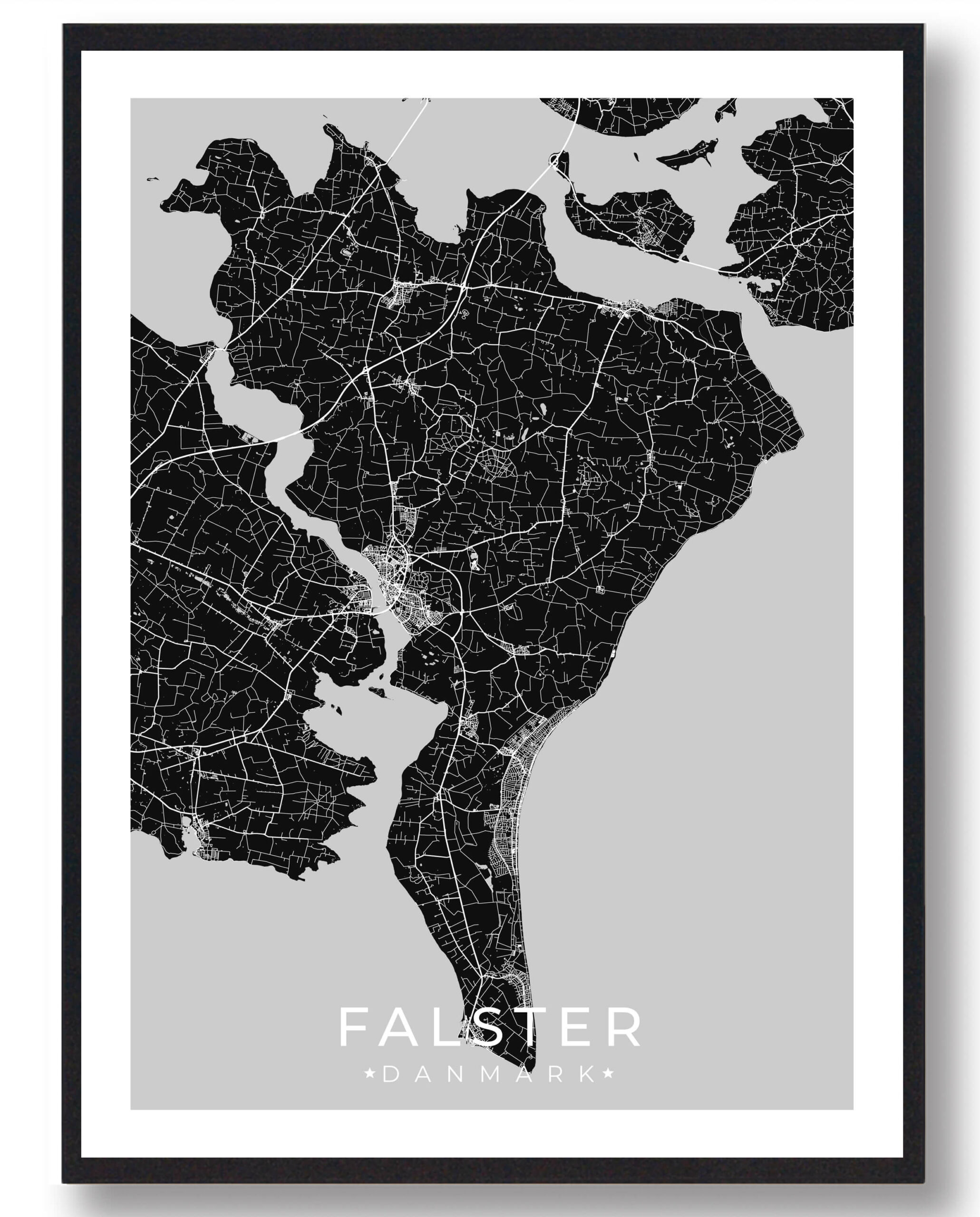 Falster Plakat - Elegant Vægkunst fra Plakatdyr.dk
