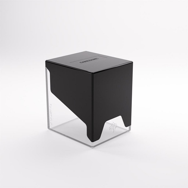 Gamegenic Deck Box: Bastion 100 - Sort Transparent