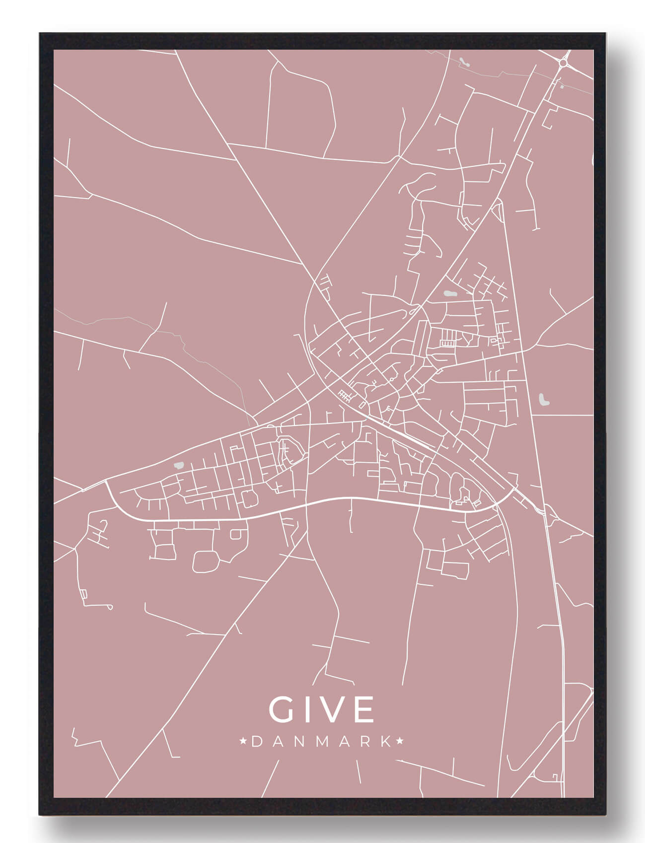 Give Plakat Rosa – Et must-have til dit hjem!