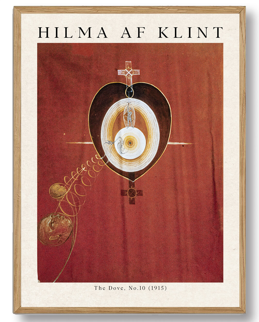 Hilma Af Klint - The Dove No. 10 Kunstplakat på tilbud