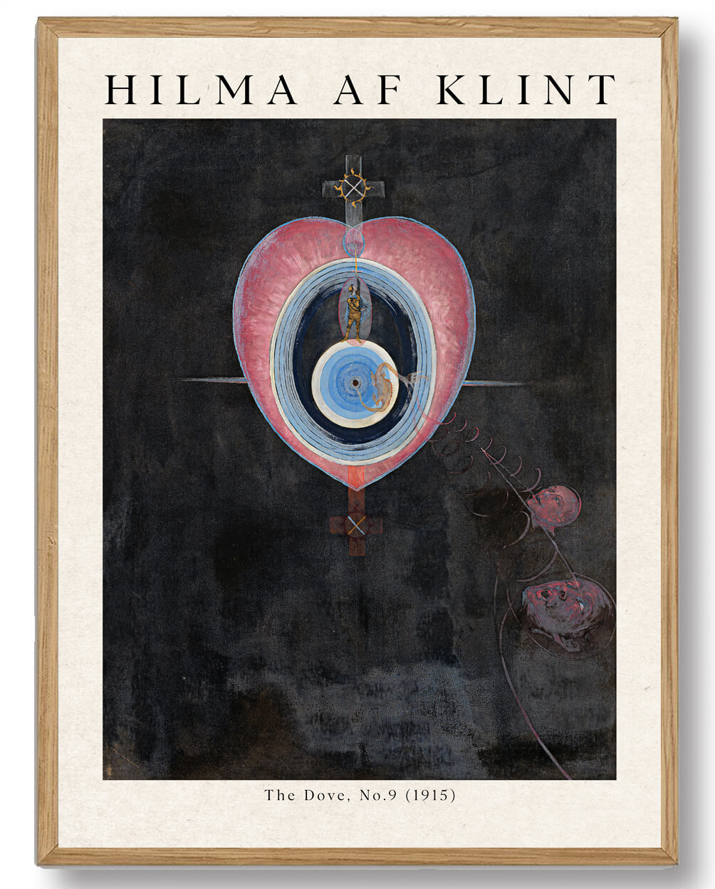 Hilma Af Klint - The Dove Plakat til Kunstelskere