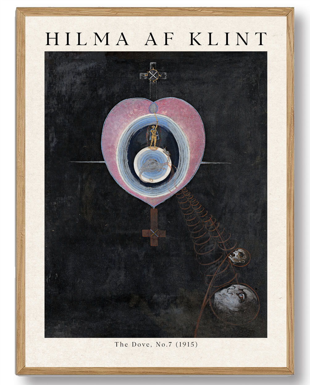 Hilma Af Klint - Due Plakat til Kunstelskere