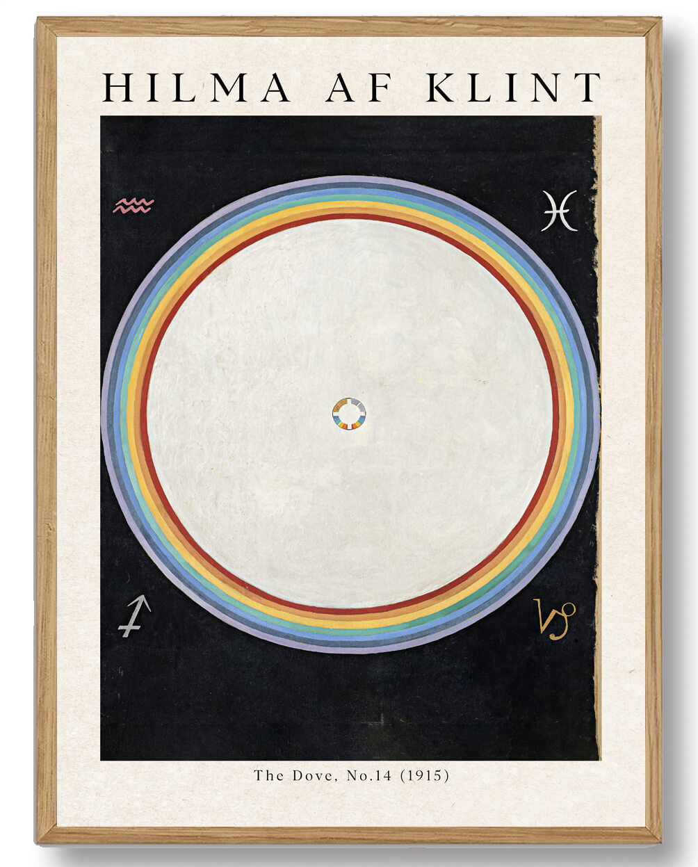 Hilma Af Klint - Due No. 14 Kunstplakat til salg