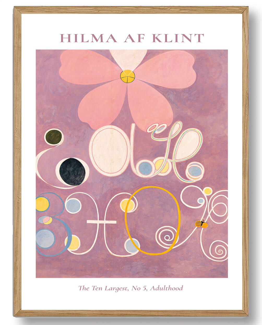 Hilma Af Klint - Den Største Barndom Kunstplakat