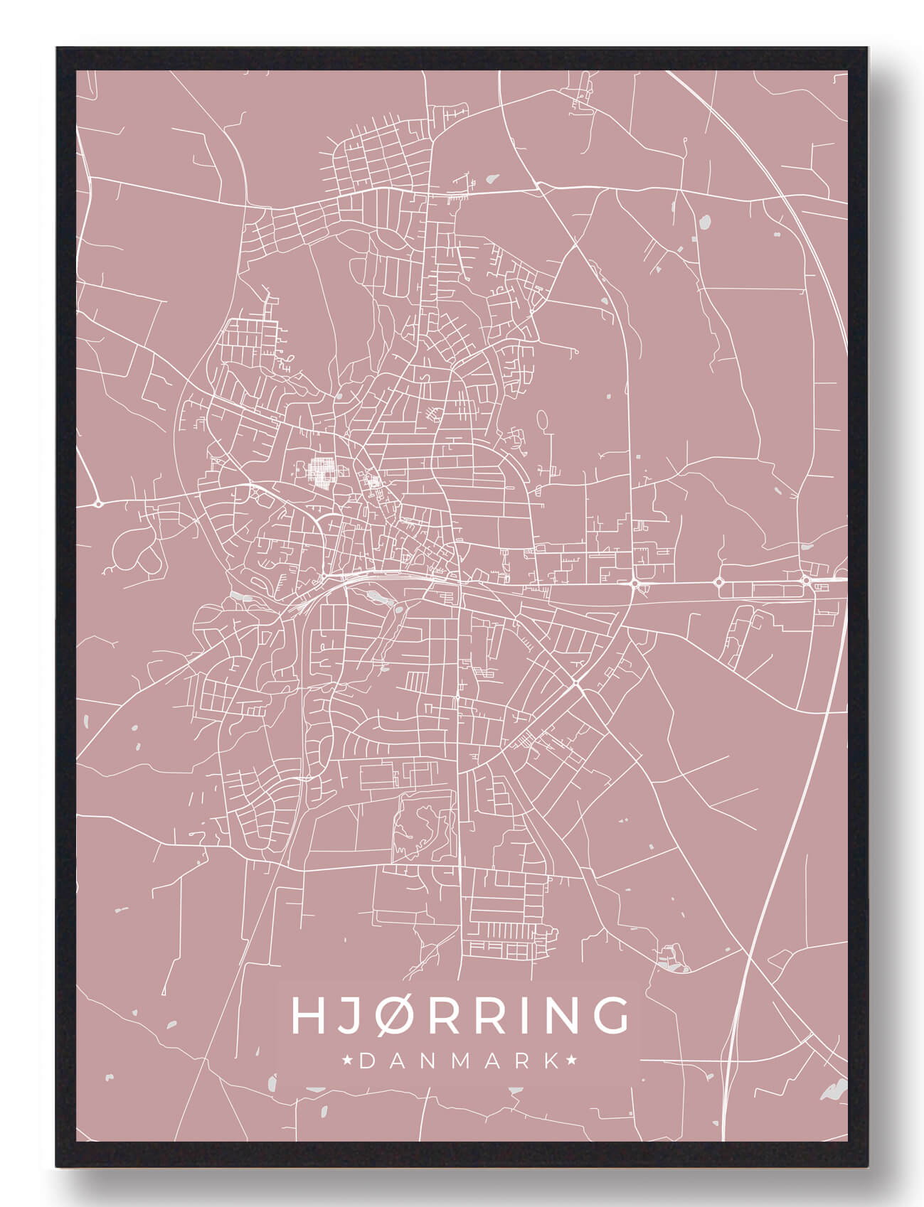 Hjørring Plakat i Rosa – Stolthed fra Nordjylland
