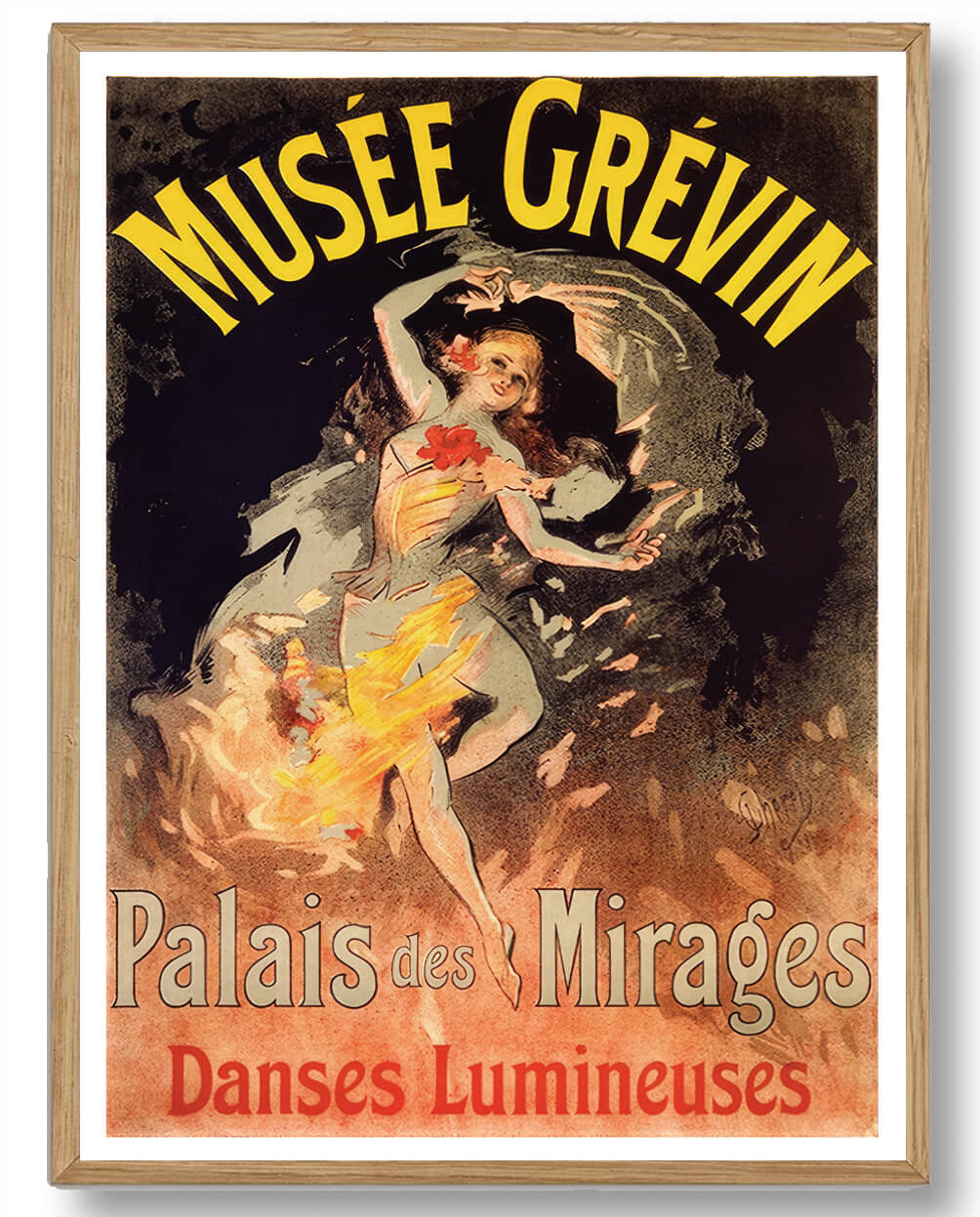 Jules Chéret Plakat - Musée Grévin Kunstværk
