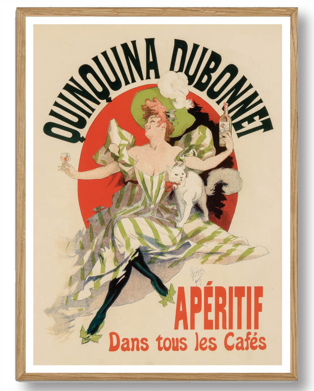 Jules Chéret Quinquina Dubonnet Kunstplakat til salg