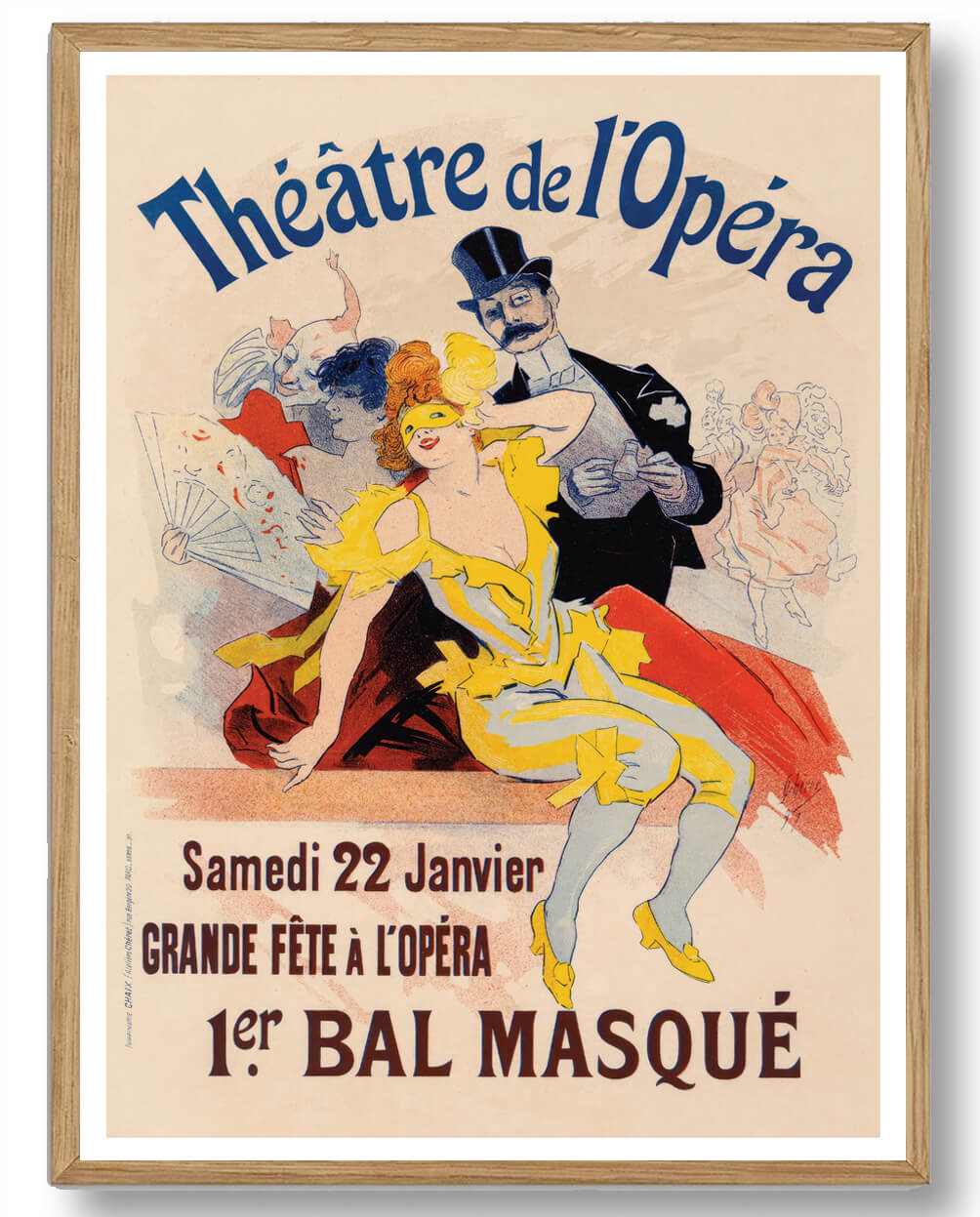 Jules Chéret Plakat: Théâtre de l'Opéra - Kunstværk