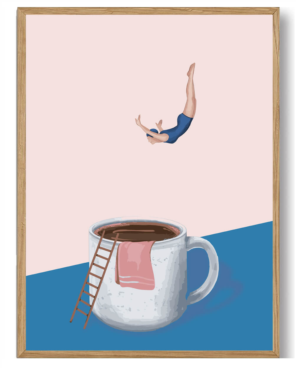 Jump In Kaffeplakat