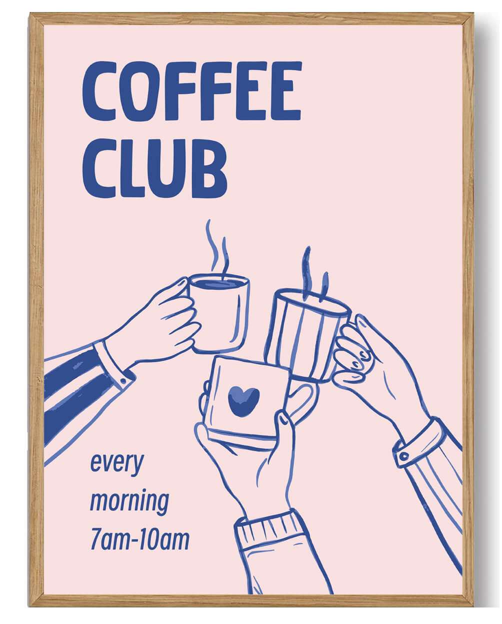 Kaffeklubben Kaffeplakat