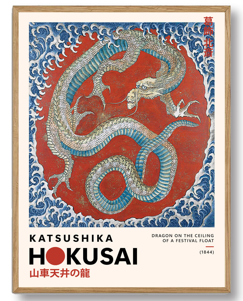 Katsushika Hokusai Drage Plakat - Mytisk Skønhed