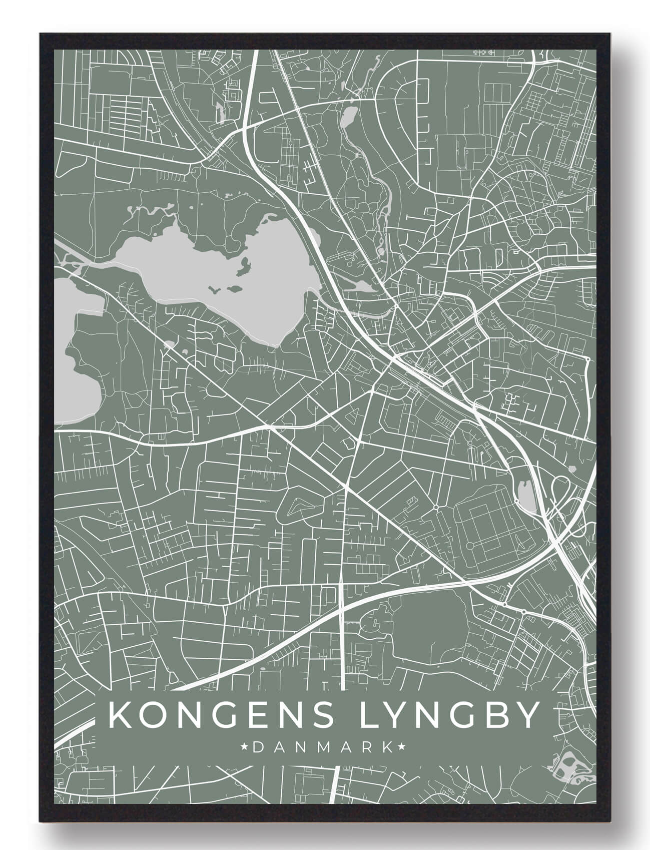 Kongens Lyngby Byplakat – Grøn til fantastiske priser!