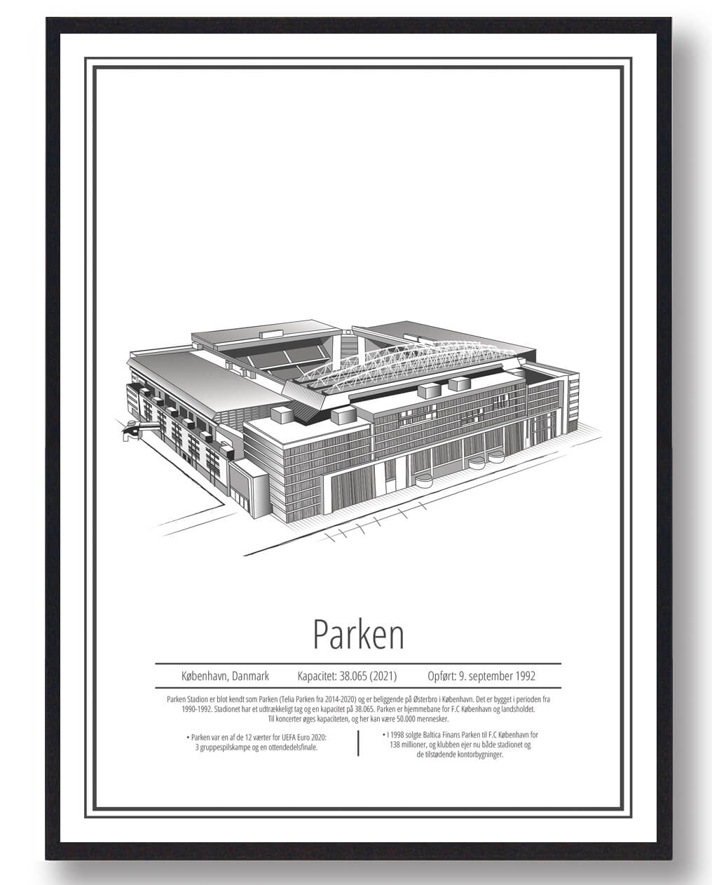 FCK Parken Fodboldplakat - Uundgåelig for Fans!