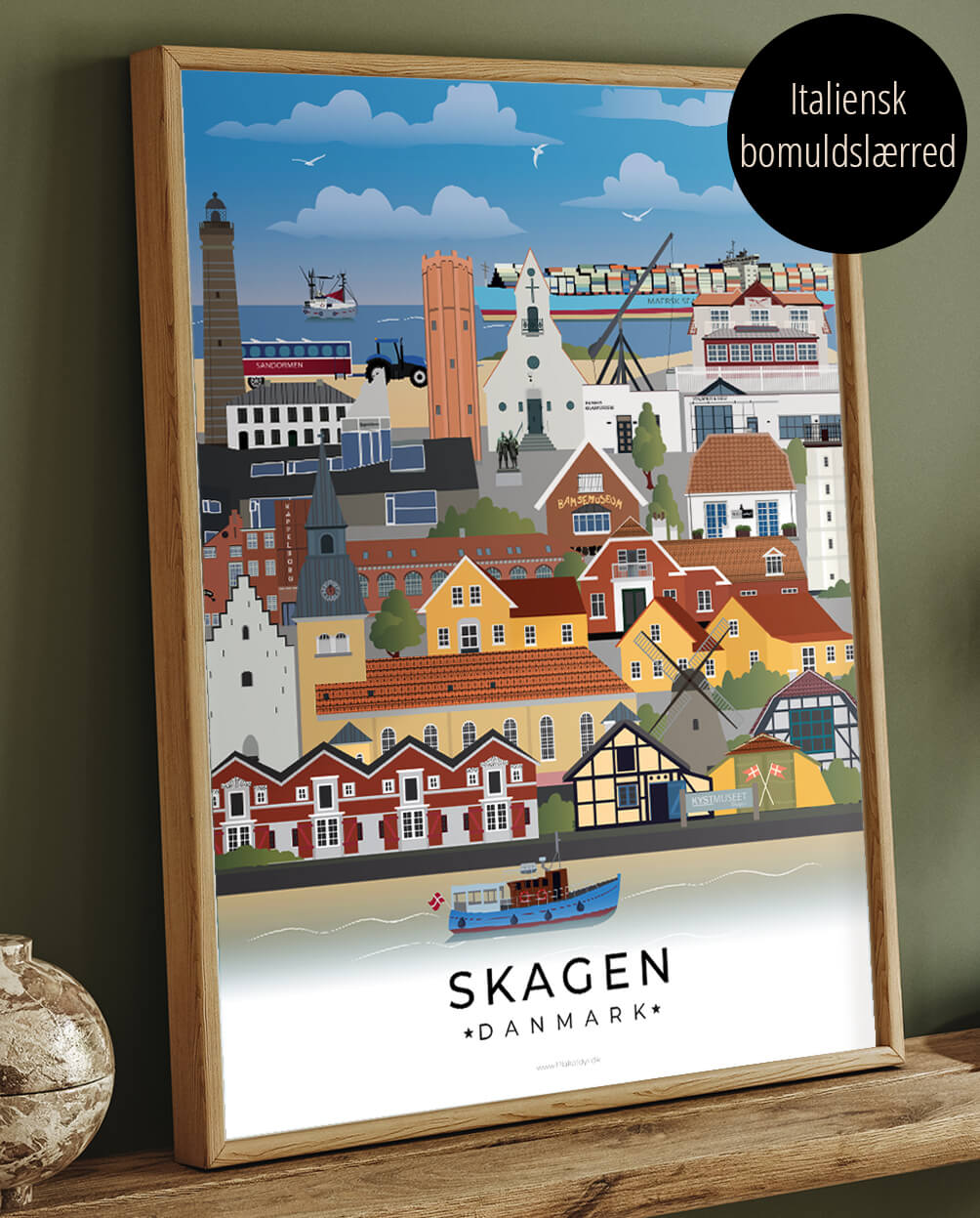 Lærredsprint Skagen
