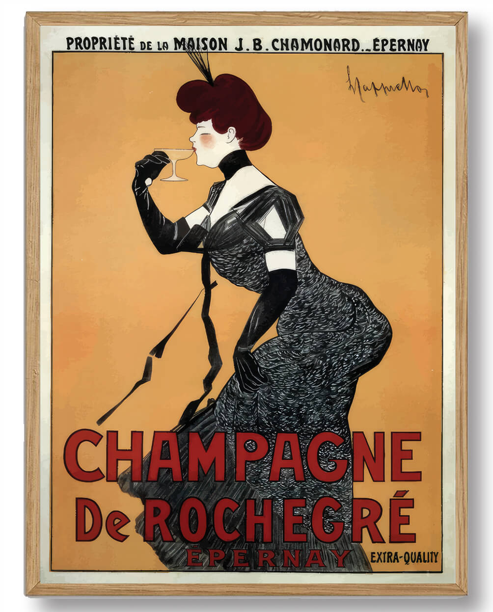 Leonetto Cappiello Plakat: Champagne De Rochegre Kunsttryk