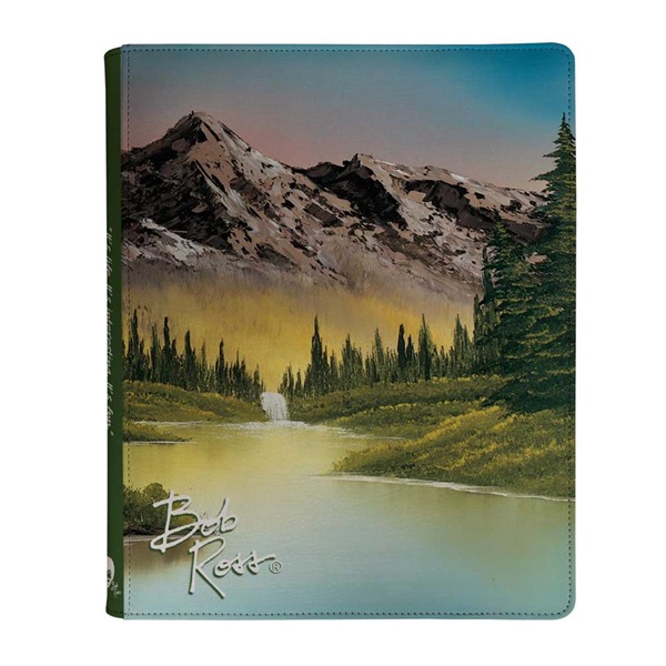 Mappe Zippered -pocket Pro-binder Bob Ross: Mountain Retreat 18x20 Plads Til 360 Kort Ultra Pro 16508