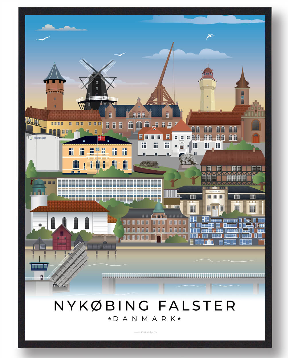 Nykøbing Falster Byplakat