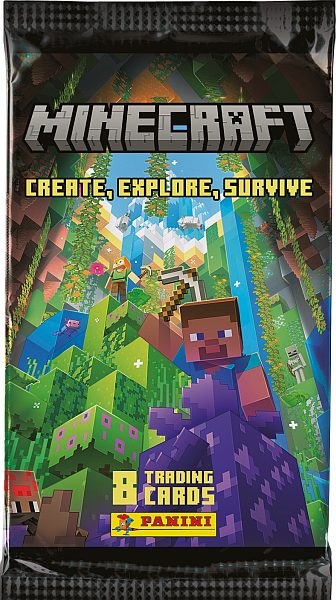 Panini Minecraft Samlekort Booster Pakke - Udforsk & Skab!