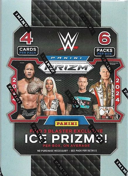 Panini Prizm Wwe 2024 Blaster Box Booster Display Box Med Pakker Panini Wrestlingkort