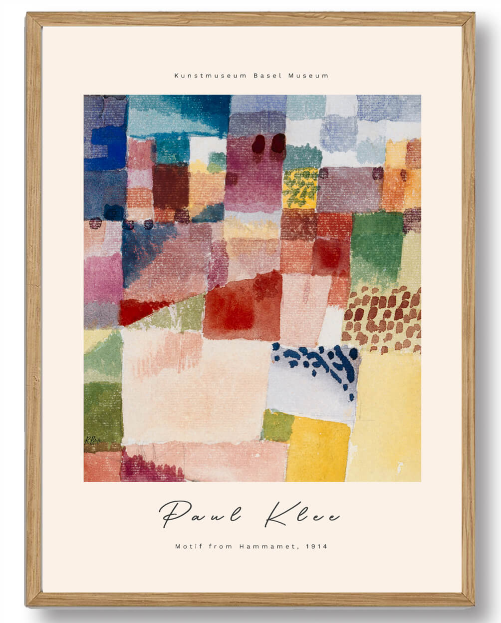 Paul Klee Plakat: Motivet fra Hammamet