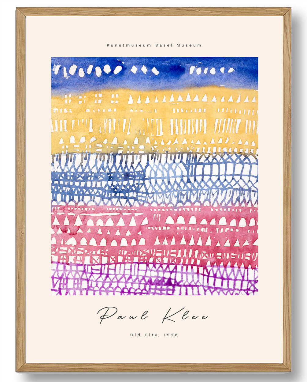 Paul Klee - Gamle By: Fantasifuld Plakat fra Plakatdyr.dk