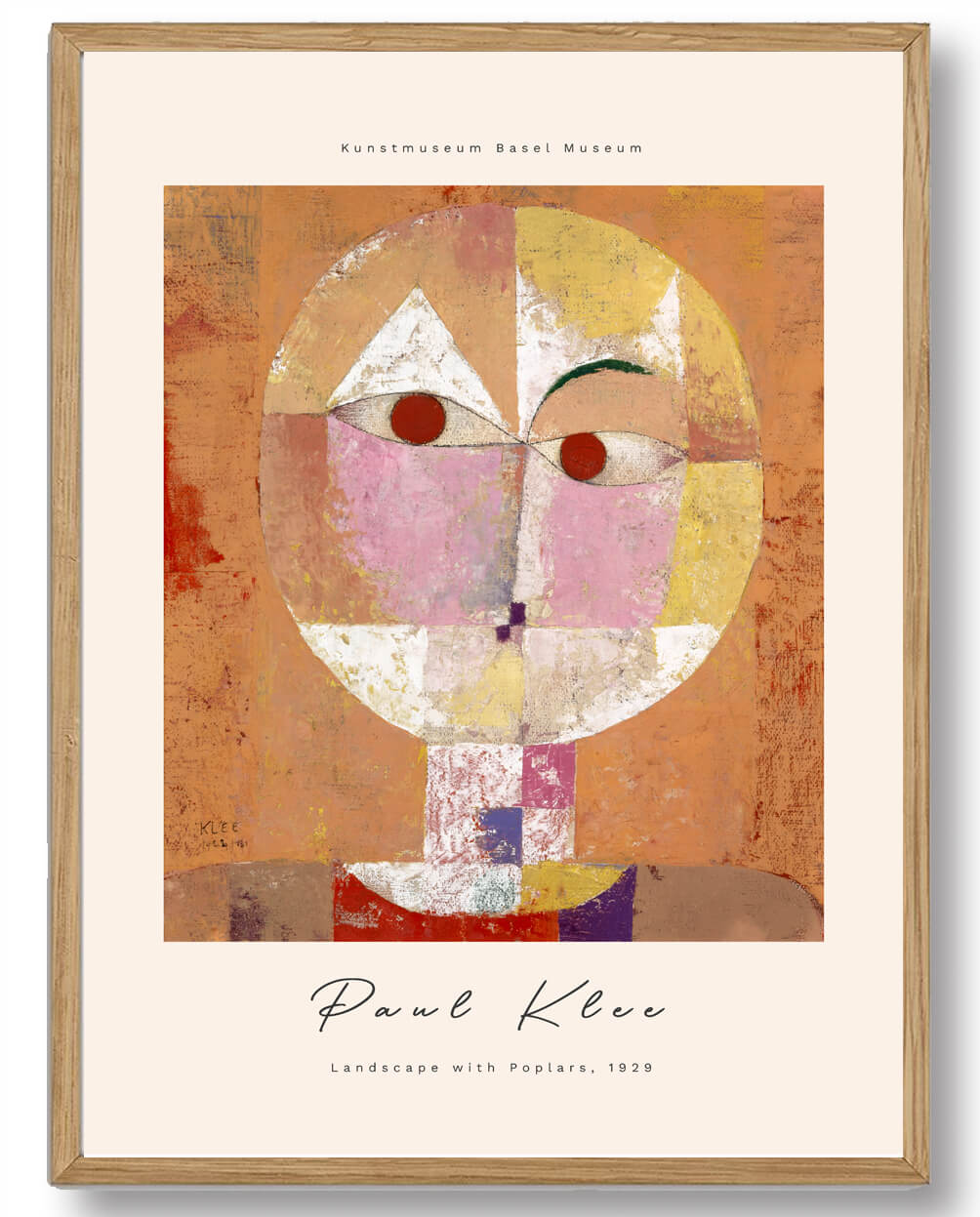 Paul Klee - Senecio Plakat med Unikt Ansigt
