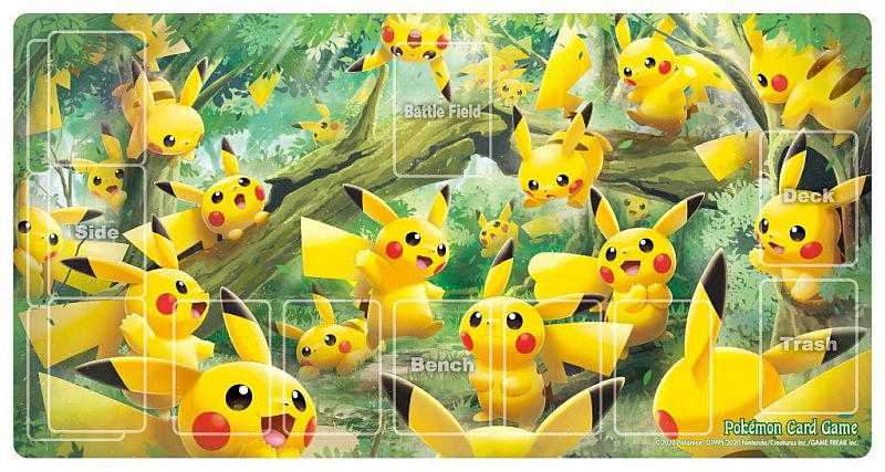 Pokemon Spillemåtte - Pikachu Forest Udfald