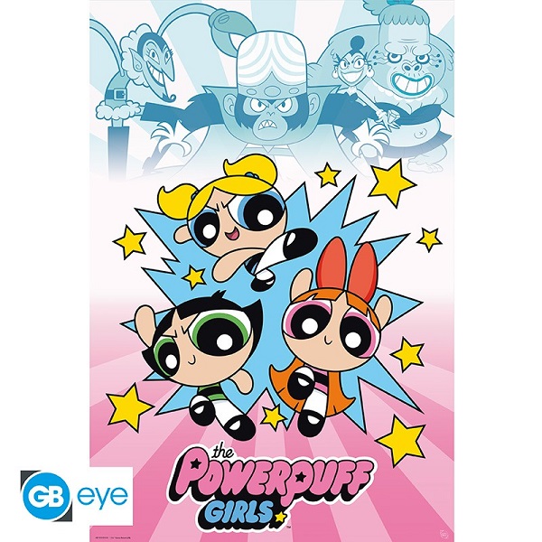 Powerpuff Girls Girls Vs Villains Poster Plakat