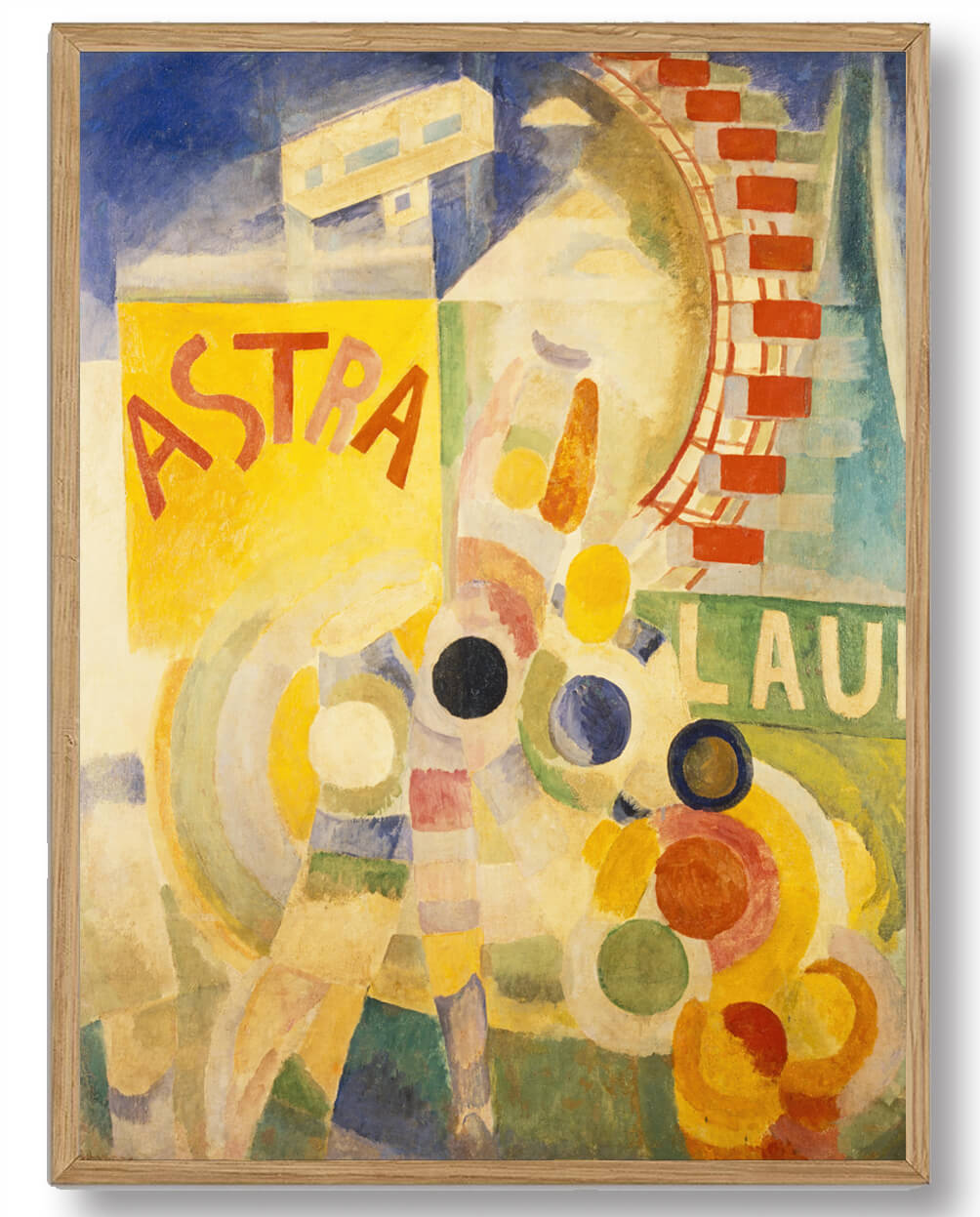 Robert Delaunay - The Cardiff Team Plakat med Energi