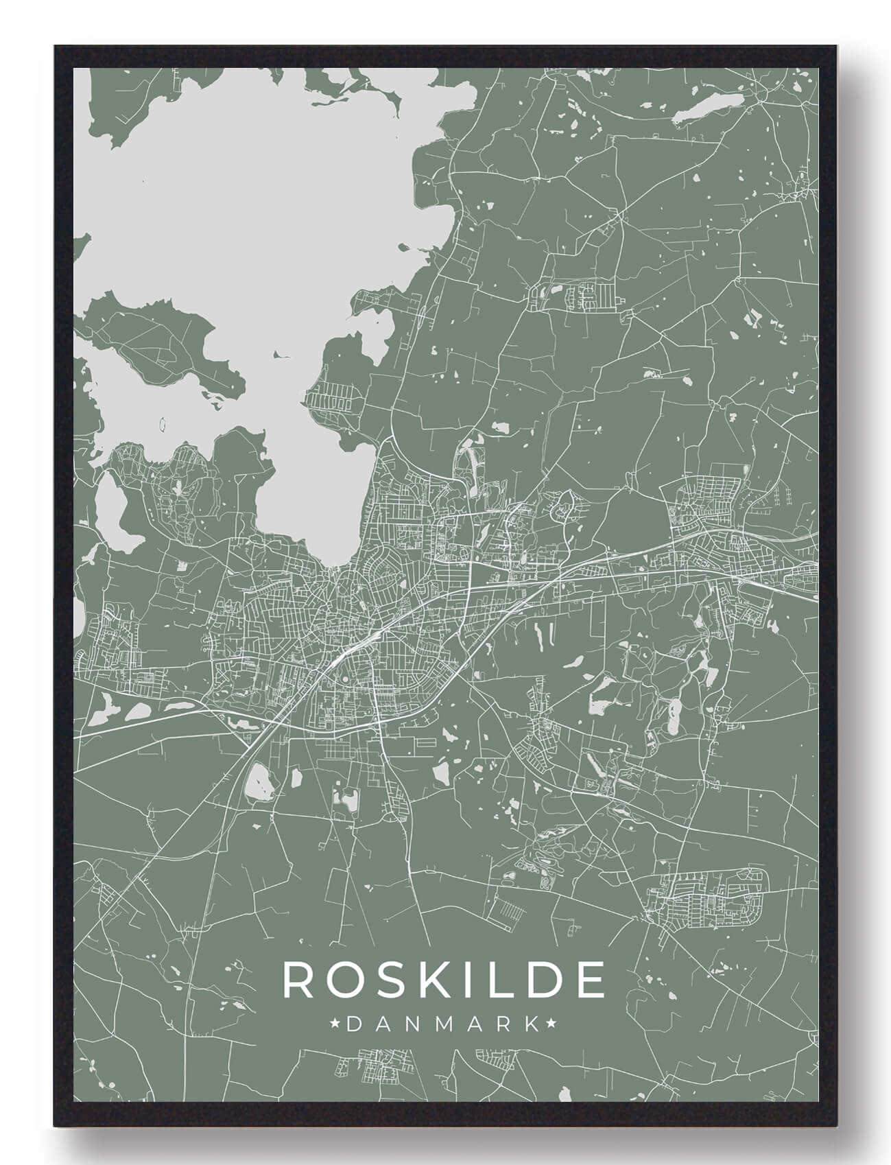 Roskilde Plakat – Grøn Design fra Plakatdyr.dk